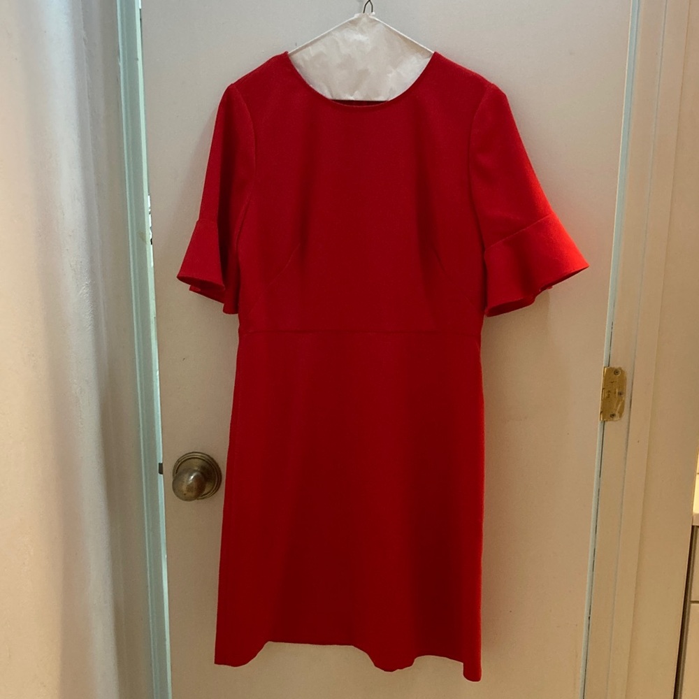 LOFT Vibrant Red Mini Dress